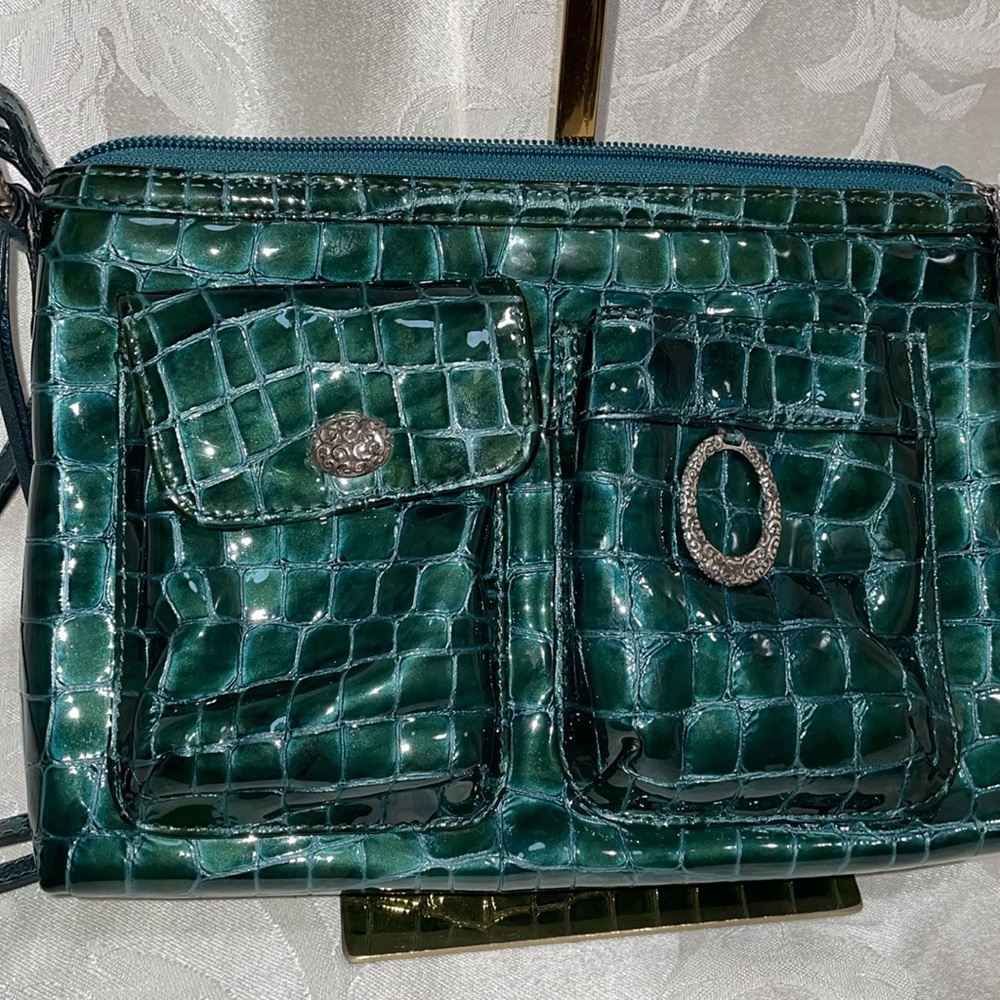 Brighton Green Crossbody EUC